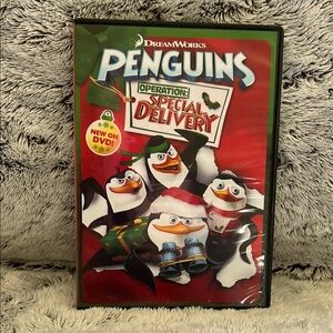 DreamWorks Penguins: Operation Special Delivery DVD - Red Cover